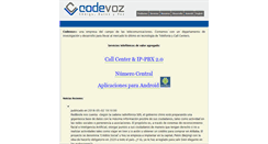 Desktop Screenshot of codevoz.com